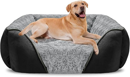 INVENHO XX-Large Dog Bed Rectangle Washable Orthopedic Soft Calming Sleeping by INVENHO