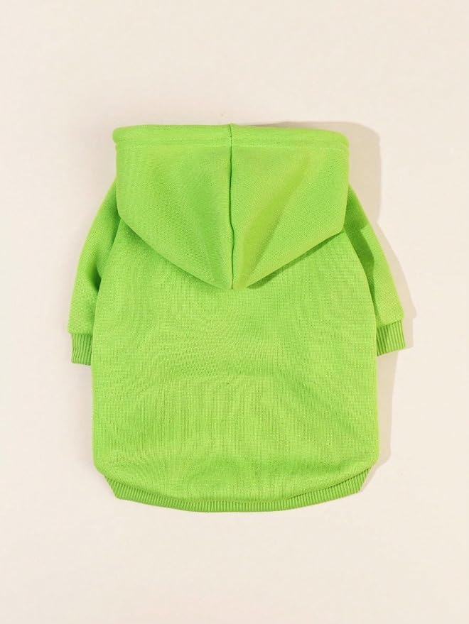 QWINEE Basic Dog Hoodie Sweatshirt Puppy Sweater Warm Cat Costumes Pet Clothes - Image 5