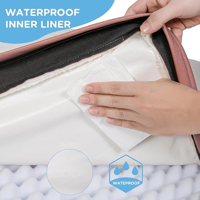 Sunheir Orthopedic Dog Beds for Small Dogs, Waterproof Puppy Bed - Image 2