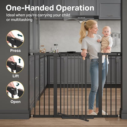 Cumbor 36" Extra Tall 29.7"-51.5" Baby Gate - Image 8