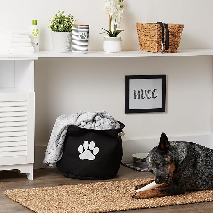 Bone Dry Pet Storage Collection Collapsible Bin, Medium Round - Image 5