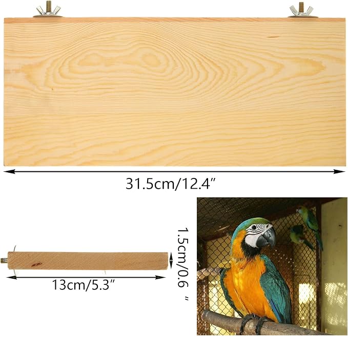 4 Pack 5 x 12 Inches Bird Perches - Image 2