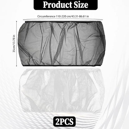 2PCS Adjustable Bird Cage Cover, Bird Cage Seed Catcher, Large Birdcage Cover - Image 2