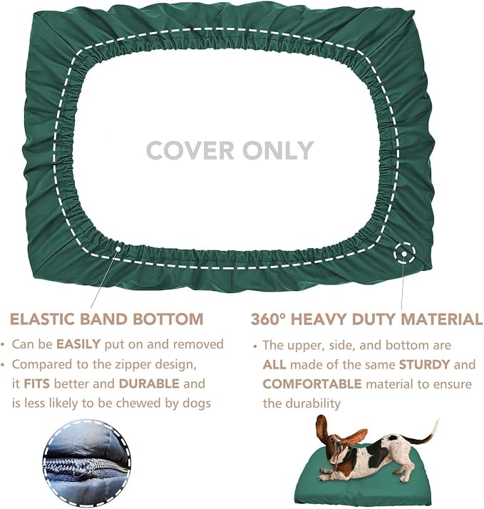 Dog Bed Cover Waterproof Replacement Machine Washable Covers - Image 2