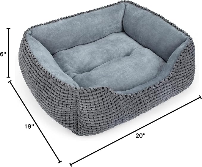 MIXJOY Dog Beds for Medium Dogs Washable, Rectangle Pet Bed Medium Size Dog - Image 8