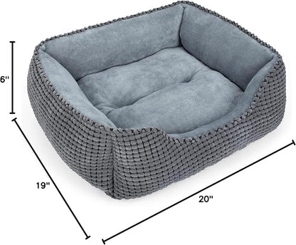 MIXJOY Dog Beds for Medium Dogs Washable, Rectangle Pet Bed Medium Size Dog - Image 8