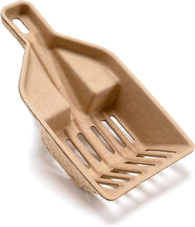 Kitty Sift FiberScoop Disposable Litter Scoop, Plastic-Free & Sustainable by KittySift