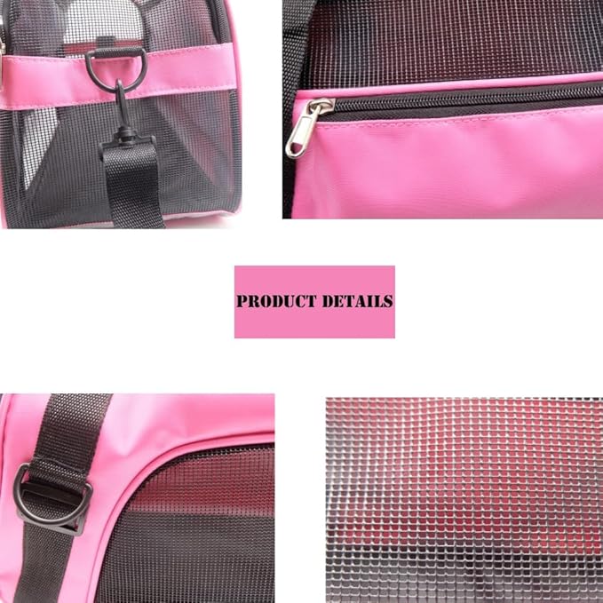 Cat Carrier, Soft-Sided Pet Travel Carrier - Image 3