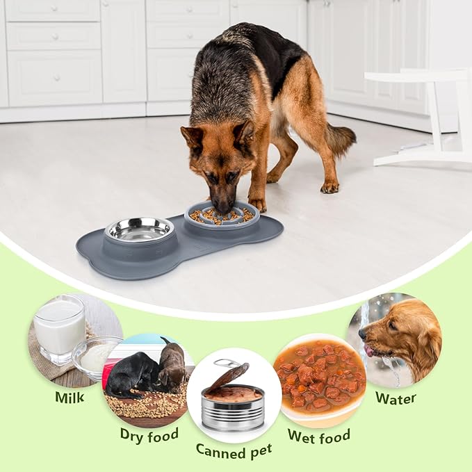 Pecute Slow Feeder Dog Bowls to Slow Down Eating, Dog Bowl Slow Feeder - Image 8