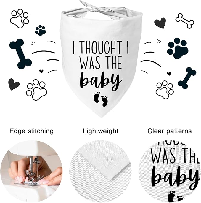 Dog Pregnancy Announcement Bandana - Image 2