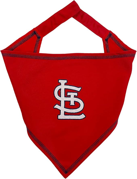 Pets First MLB ST. Louis Cardinals TIE Bandana, Small/Medium. Dog Bandana Scarf by PETSFIRST