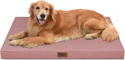 Outdoor Orthopedic Dog Bed for Extra Large Dogs, XL Waterproof Flat Pet Bed by TailStories