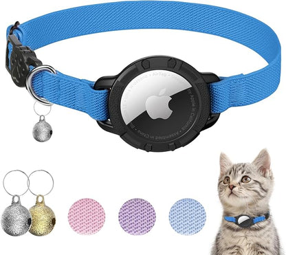 AirTag Cat Collars, Stretchy Collar by Sucegi