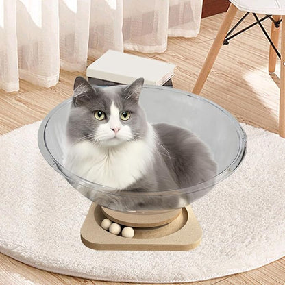 Space Capsule Cat Bed Cat Furniture Universal Easy Cleaning Activity Centre Pet - Image 5