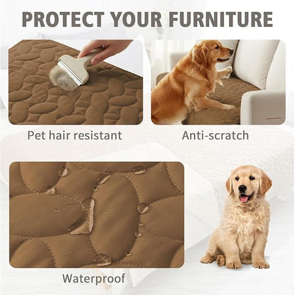 Ameritex Waterproof Pet Bed Cover Anti-Slip Dog Bed Blanket - Image 2