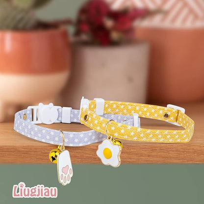 2 Pack Cotton Breakaway Cat Collar - Image 3