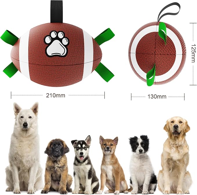 QDAN Dog Toys Football, Interactive Dog Toys - Image 3