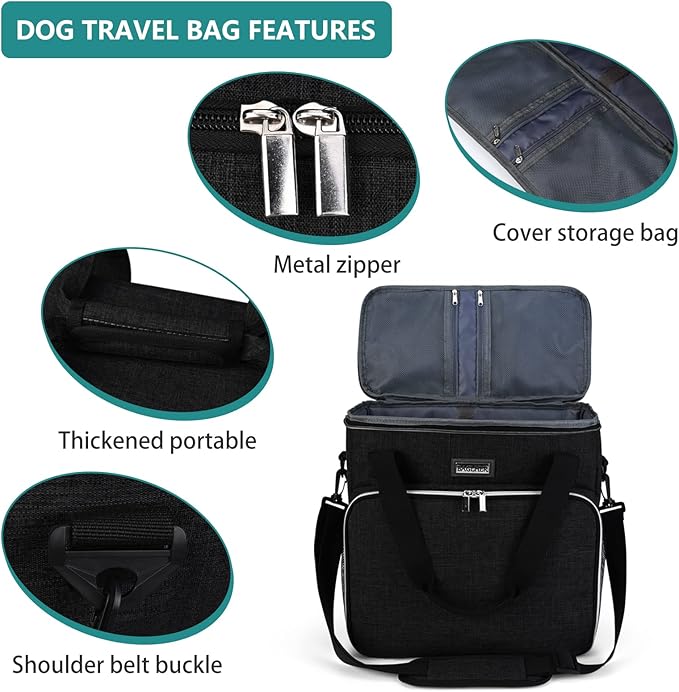 BAGLHER Dog Travel Bag, Pet Travel Bag, - Image 4