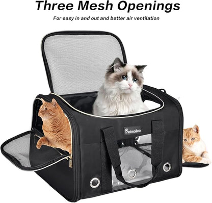 Petmolico Cat Carrier Soft-Sided Pet Bag - Image 3