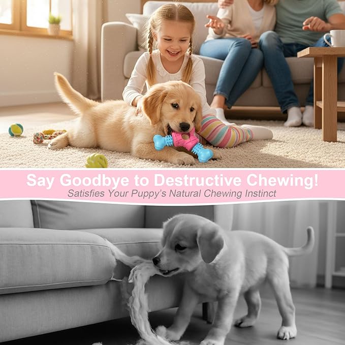 Puppy Chew Toys for Teething, Indestructible Dog Chew Toys for Aggressive - Image 5