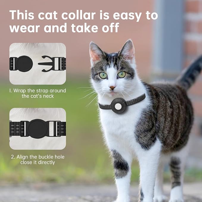 Cat Tracker Collar, No Monthly Fee Tracking Pet Collar - Image 4