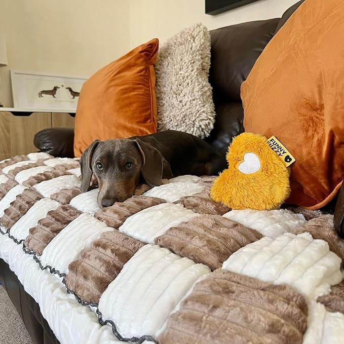 FUNNY FUZZY Pet Couch Covers for Sofa, Couch Covers for Dogs Washable Dog Couch - Image 7