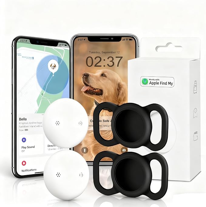 GPS Tracker for Dog, Mini GPS Cat Tracker, Smart Pet Activity Tracker, No by Vebiso