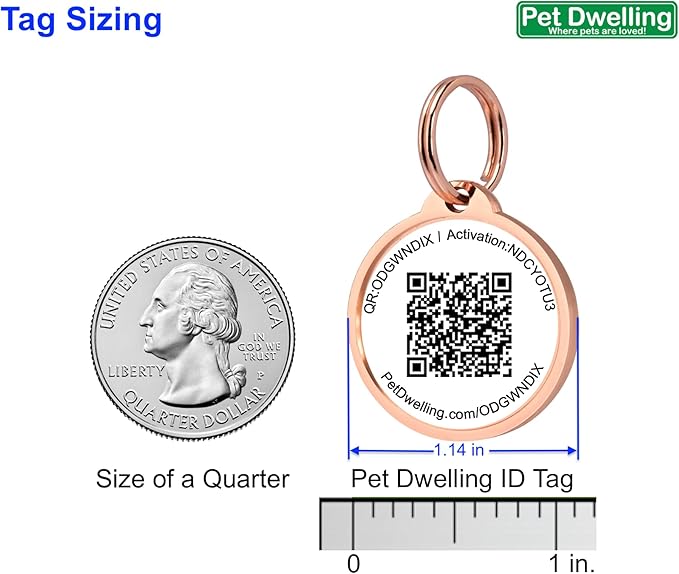 Pet Dwelling Premium QR Pet ID Tag - Image 3