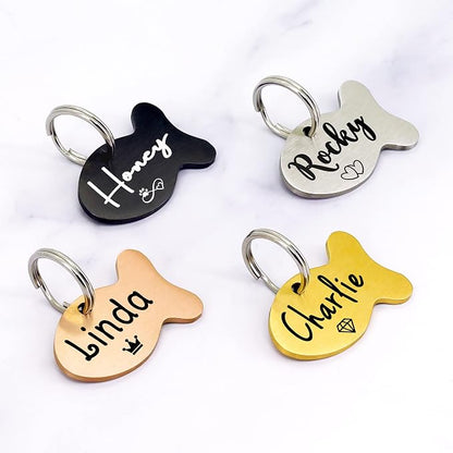 Ultra Joys Cat ID Tag Personalized Pet Tags, Durable Stainless Steel Small Pet - Image 7