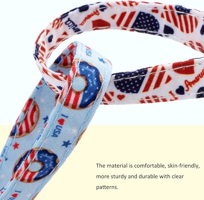 Faygarsle 2 Pack Patriotic American Flag Dog Collar Pattern Cat Collars - Image 6