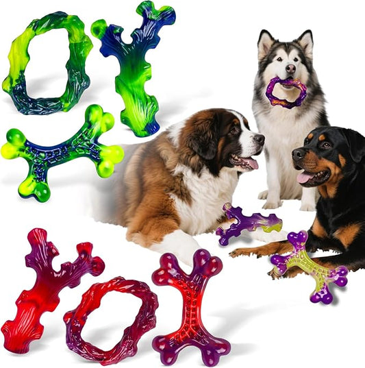 9-Pack Indestructible Dog Toys for Aggressive Chewers, Durable Chew Toys for by Frienhund