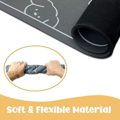 Dog Food Mat, Diatom Ooze Cat Water Mats Non Slip - Image 5