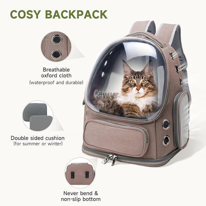 Cat Backpack Carrier, Breathable Cat Carrier Large Space Bubble Pet Backpack - Image 5