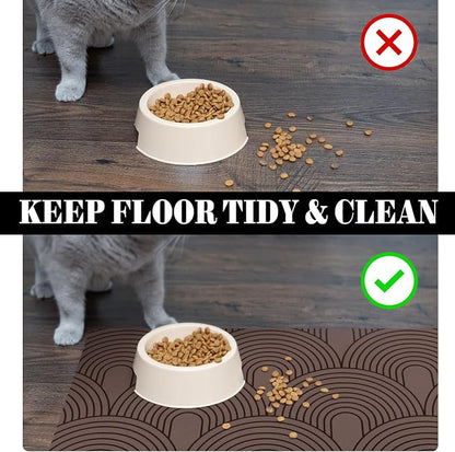 Dog Food Mats for Floors Absorbent, Pet Cat Food Mat - Image 5