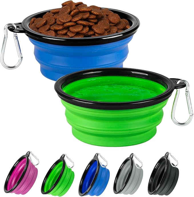Collapsible Dog Bowls for Travel by HOSCAPE