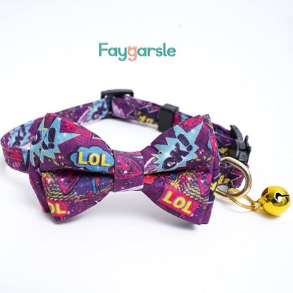 Faygarsle 2 Pack Cotton Designer Breakaway Cats Collar - Image 5