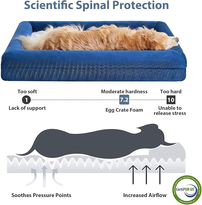 WNPETHOME XXL Extra Large Dog Bed, Washable Dog Couch - Image 3