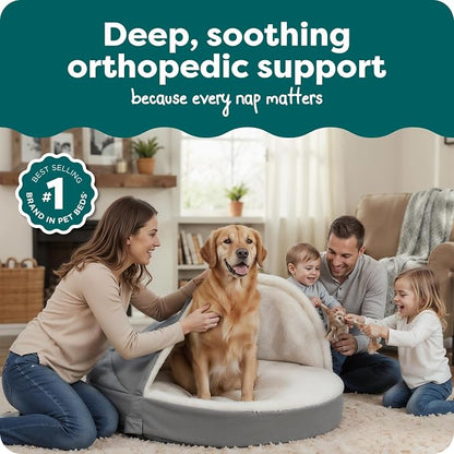 Furhaven 44" Round Orthopedic Dog Bed - Image 2