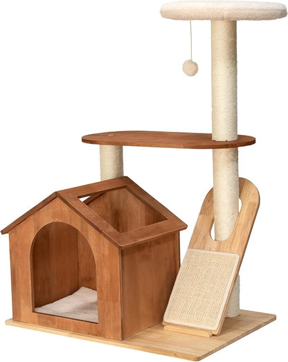 Kitty City Wooden Cat Tower by KittyCity