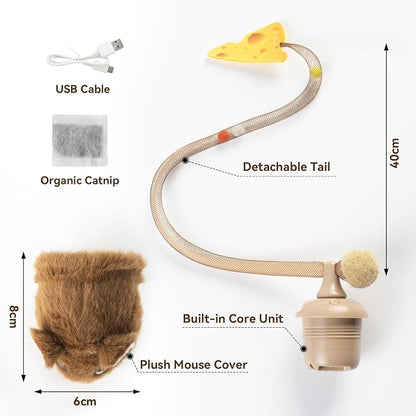 Migipaws Interactive MigiMouse Cat Toy 360° Rolling & Spin - Image 7