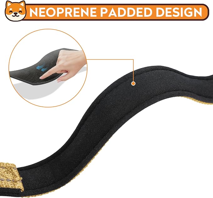 Reflective Dog Collar, Adjustable Soft Neoprene Padded Nylon Pet Collars - Image 4