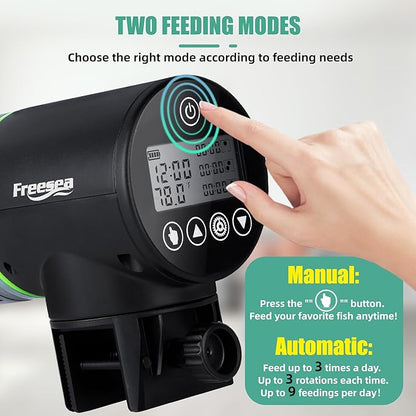 FREESEA Aquarium Automatic Fish Feeder: Programmable Auto Food Dispenser - Image 3