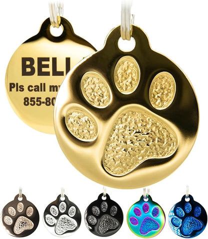 Engraved Pet Tag for Dogs and Cats by PetANTastic