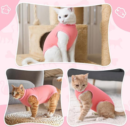 Coppthinktu Cat Recovery Suit for Abdominal Wounds or Skin Diseases, Cat Onesie - Image 5