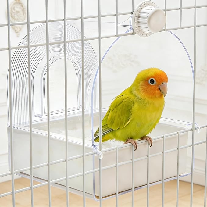 Coloch Hanging Bird Bath for Cage - Image 6