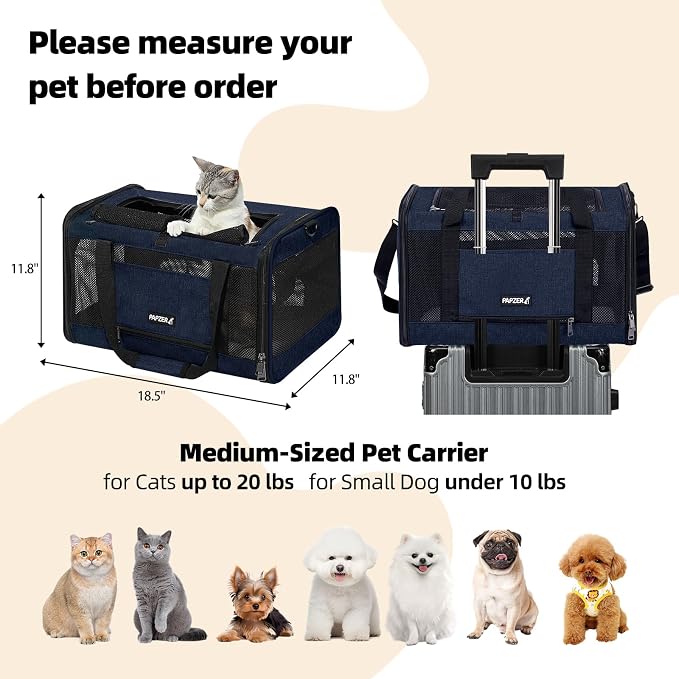 Cat Carrier Soft-Sided Travel Bag - Image 2