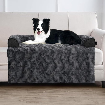 Calming Large Dog Bed for Couch, 41 x 37 inch Removable Couch Cover for Dogs by blunique