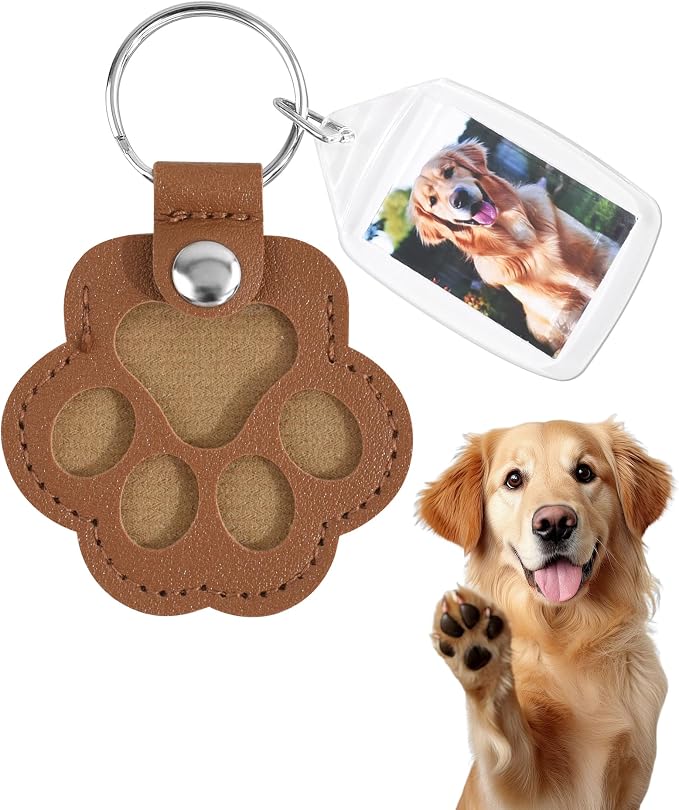Seyaa Pet Memorial Gifts for Dog Owner Lovers, Dog Hair Storage Keychain by Unknown