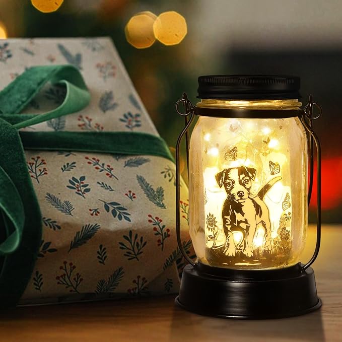 Jack Russell Terrier Gifts for Women/Men Jack Russell Terrier Solar Lanterns - Image 2