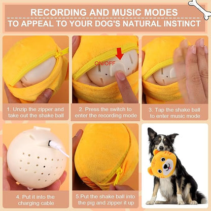 BABORUI Interactive Dog Toys Tiger, Jumping Squeaky Dog Toys - Image 6